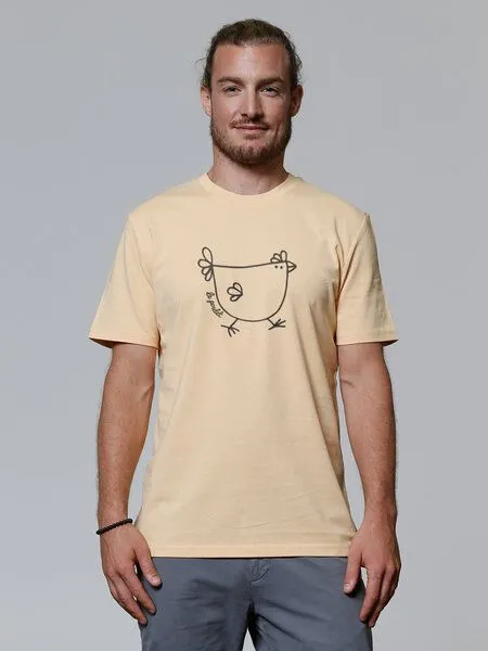 watapparel watapparel T-Shirt Unisex Le poulet - das Huhn, Nispero, – Produktbild 2 von 4