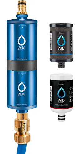 Alb Filter Alb Filter Mobil Fusion Active und Nano Trinkwasserfilter Camping-Set mit Koffer Blau – Produktbild 1 von 1