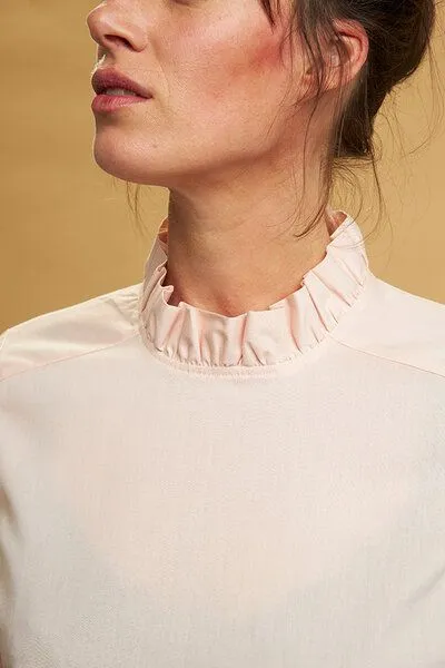 Skrabak Skrabak Damen Bluse aus Bio-Baumwolle "Sus", Rosa, – Produktbild 4 von 4