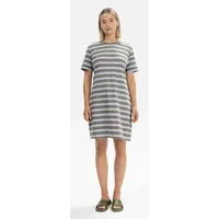 MELA MELA Bio-Damen-Mini-T-Shirt-Kleid "DARSHA" mit Rundhalsausschnitt, thymian/krokus, Gr. L – Produktbild 1 von 1
