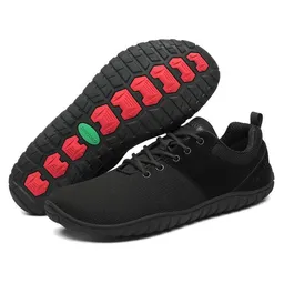 SAGUARO SAGUARO Barfußschuhe Leder Freizeit-Schuhe Schnürschuhe Sneaker Halbschuhe – Produktbild 1 von 1