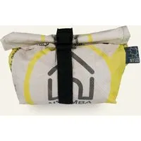 Nyuzi Blackwhite Nyuzi Blackwhite Upcycling Crossbodybag | Umhängetasche, Lenkertasche, Bauchtasche - fairtrade made in kenya, Gelb mombasa cement, – Produktbild 1 von 1