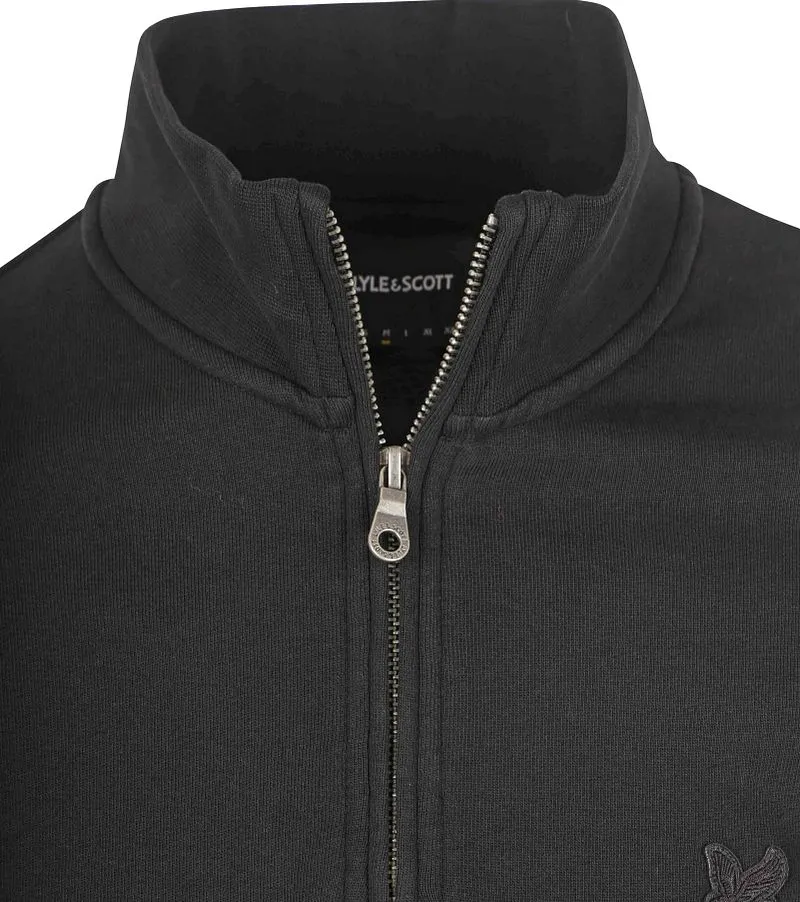 Lyle and Scott Lyle & Scott Half Zip Pull Tonal Schwarz - Größe XL, Schwarz, – Produktbild 5 von 5