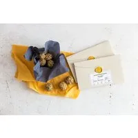 TOFF & ZÜRPEL® Manufaktur TOFF & ZÜRPEL® Manufaktur SET MEDIUM & LARGE Bio-Bienenwachstücher, Blau/gelb, – Produktbild 1 von 1