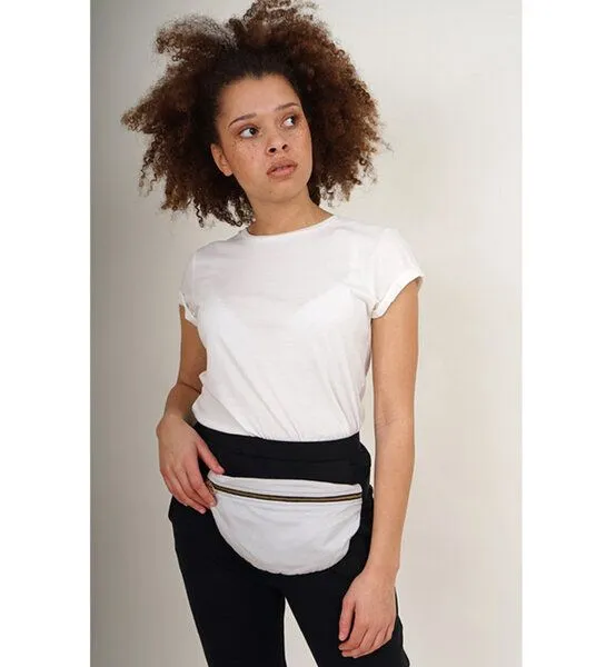Lena Schokolade Lena Schokolade Hipbag aus Bio-Baumwolle, Steingrau, – Produktbild 2 von 4