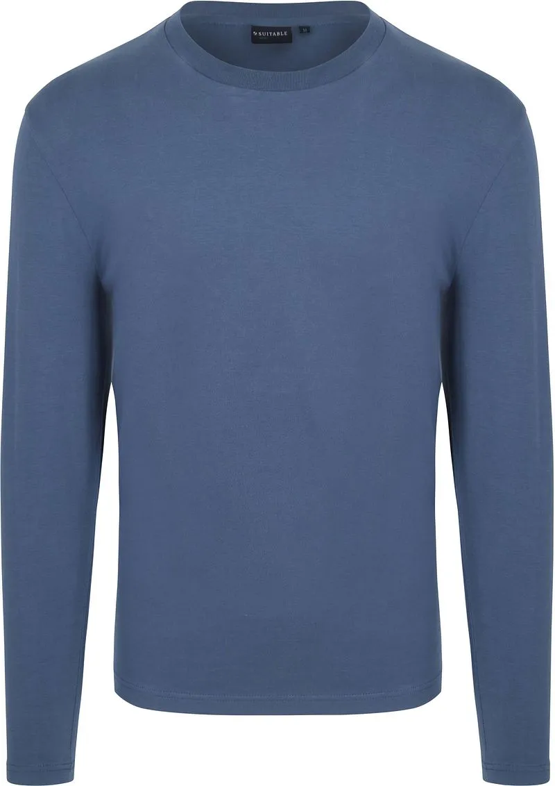 Suitable Suitable Respect Longsleeve Heavy T-Shirt Dunkelblau - Größe XXL, Dunkelblau, – Produktbild 1 von 3