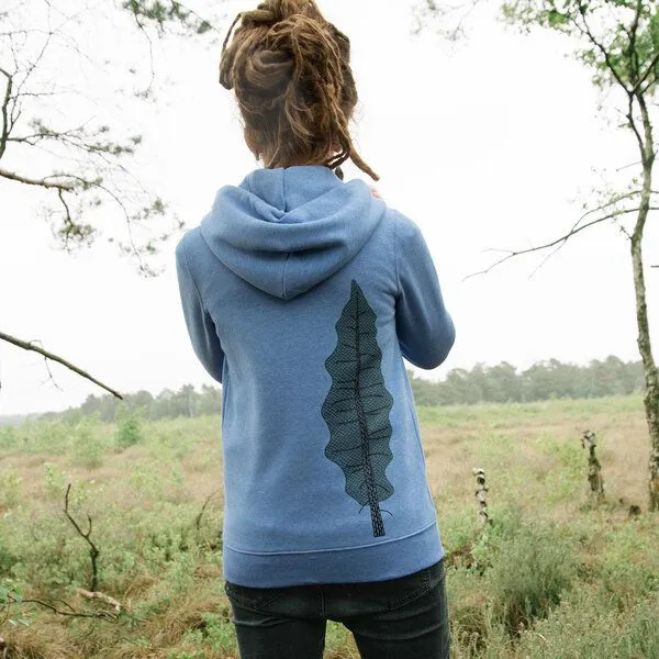 Cmig Cmig Tanne Kapuzenjacke in mid heather blue – Produktbild 3 von 4