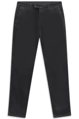 Bugatti Cordhose mit Soft Touch & Stretch-Komfort in dunkelgrau – Produktbild 1 von 1
