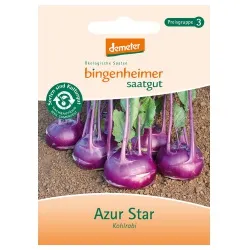 Bingenheimer Saatgut Kohlrabi Azur Star – Produktbild 1 von 1