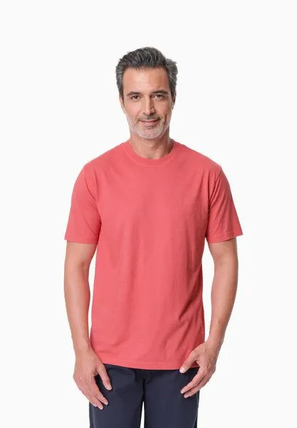 ORGANICATION ORGANICATION TAYLANN | Basic T-Shirt aus Bio-Baumwolle, Radiant red, – Produktbild 1 von 4
