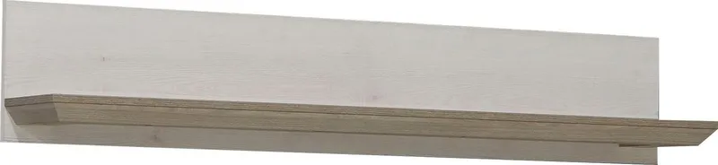 FORTE Wandregal Iloppa, Breite 145 und 205 cm, Weiß, – Produktbild 3 von 5