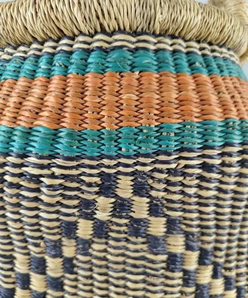 Maishameanslife Maishameanslife Bolga Gambigo Korb Einkaufs- & Aufbewahrungskorb 36-42cm – Produktbild 4 von 7