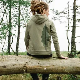 Cmig Cmig Damen Hoodie Tanne in mid heather khaki – Produktbild 1 von 1