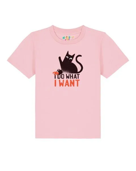 watabout.kids watabout.kids T-Shirt Kinder Cat, Cotton pink, – Produktbild 1 von 2