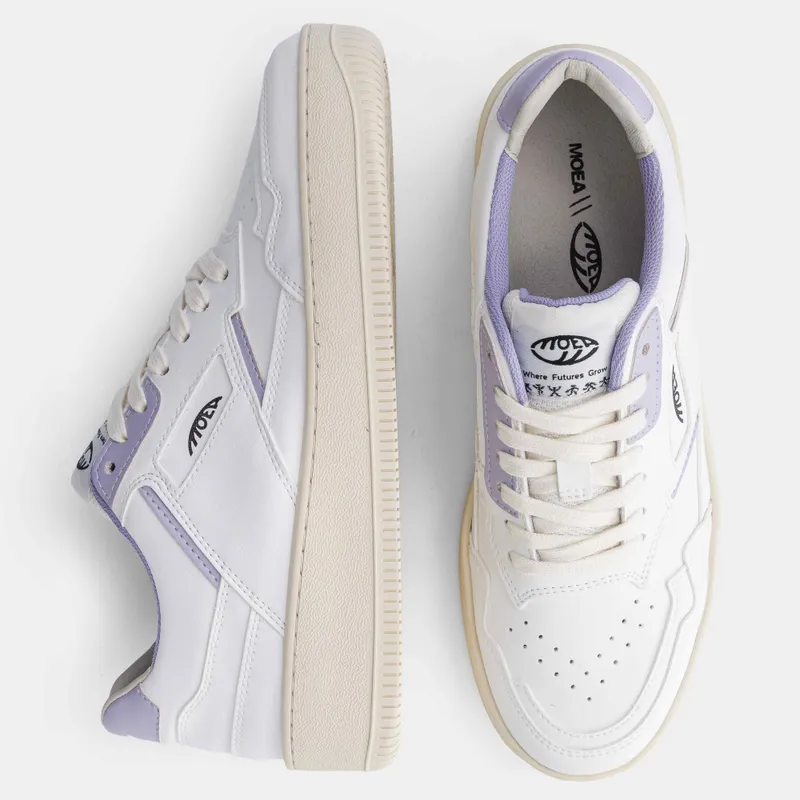 MoEa MoEa Herren vegan Sneaker Origin Weiß Lila, Lila, – Produktbild 2 von 2