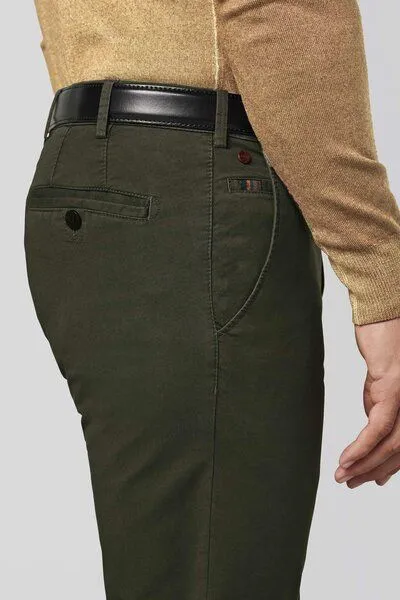 Meyer MEYER Soft Cotton Chino, Grün (lorbeer), – Produktbild 4 von 4