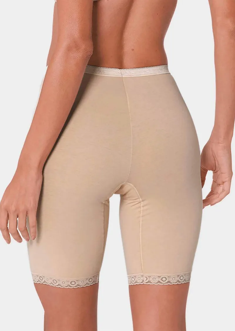 Sloggi Langbeinschlüpfer mit Spitze - caramel - Gr. 42 von Goldner Fashion, Braun, – Produktbild 2 von 3