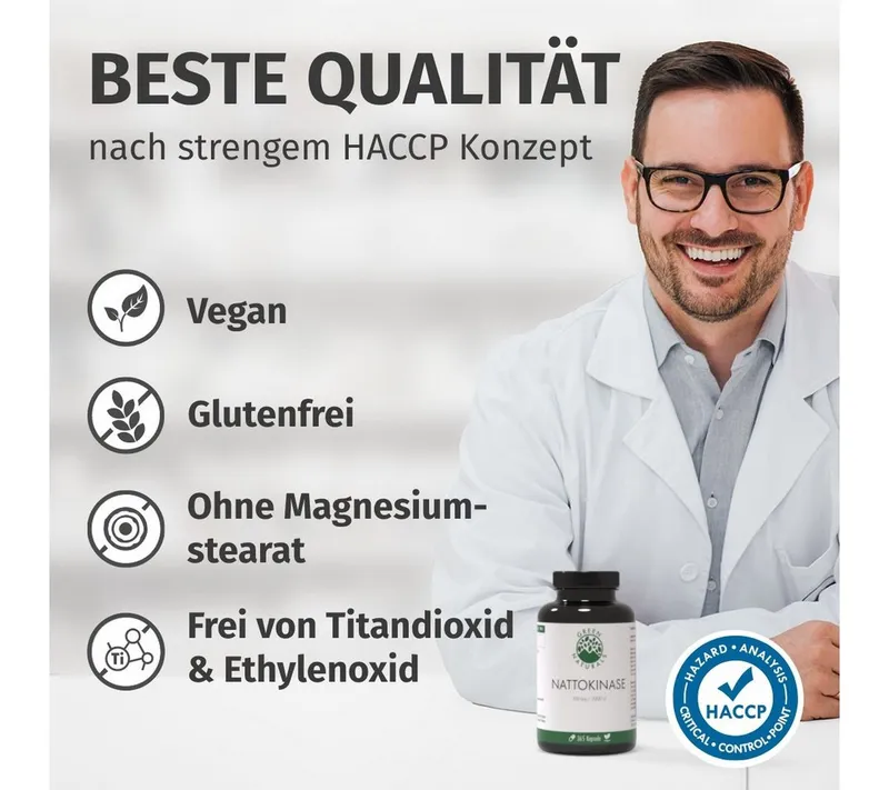 Green Naturals Green Naturals Nattokinase 100 mg Kapseln vegan – Produktbild 4 von 4
