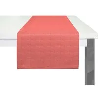 Nature by Adam Nature by Adam Tischläufer aus 100% Bio-Baumwolle - Made in Germany - Uni Collection light, Rot, – Produktbild 1 von 1