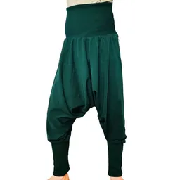 liebewicht liebewicht Weite Hose Yogahose Pumphose für Kinder grün schwarz Gr.122-164 – Produktbild 1 von 1