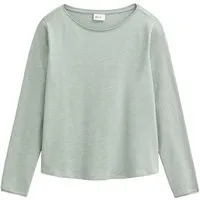 People Wear Organic People Wear Organic Langarmshirt, grün uni, Bio-Baumwolle – Produktbild 1 von 1