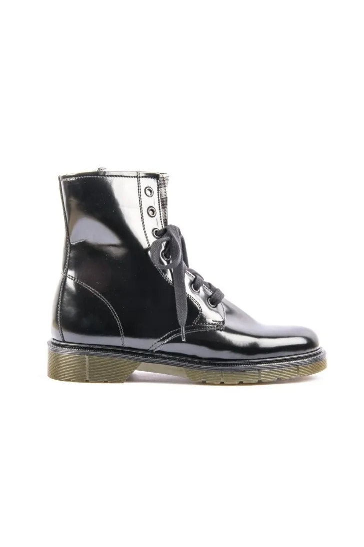 Risorse Future Risorse Future Damen vegan Stiefelette Mr. Vegan, Schwarz, – Produktbild 1 von 3