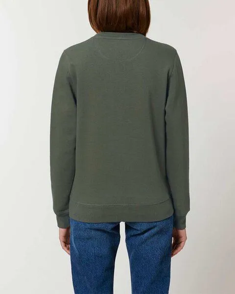 YTWOO YTWOO Unisex Sweatshirt | fairtrade & ökologisch, Khaki, – Produktbild 4 von 4