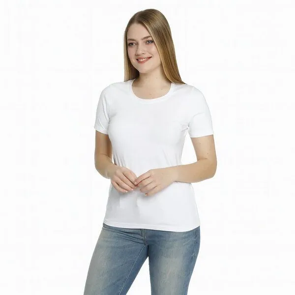 Bruno Barella Bruno Barella Damen T-Shirt 3er Pack – GOTS-zertifiziert aus Bio-Baumwolle aus der Ägäis, Weiss, – Produktbild 1 von 4