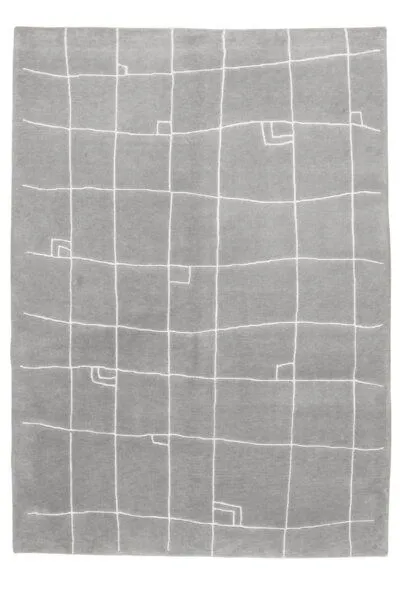 Rugtales Nepal „Rugtales“ aus Schurwolle, Grau, – Produktbild 3 von 4