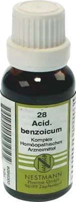 Nestmann Pharma ACIDUM BENZOICUM KOMPLEX Nr.28 Dilution 20 ml Dilution – Produktbild 1 von 1