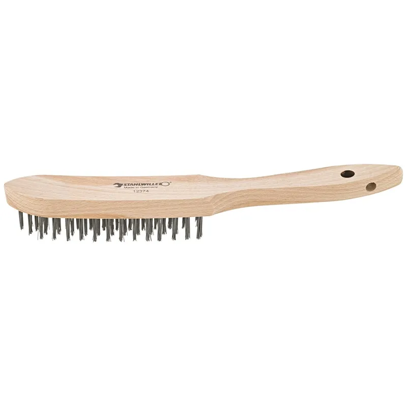 Stahlwille Stahlwille Stahldrahtbürste L.290mm Stahldraht glatt 0,35 mm 4-reihig – Produktbild 1 von 1