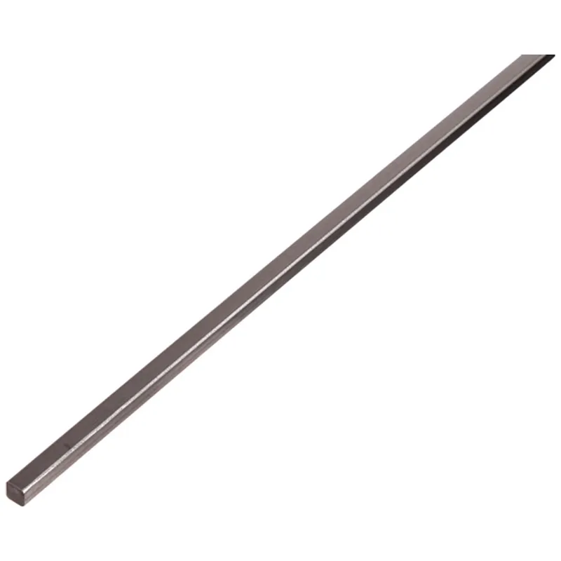 Alberts ALBERTS Vierkantstange, Stahl roh, warmgewalzt, LxBxH 1000 x 6 x 6 mm – Produktbild 1 von 1