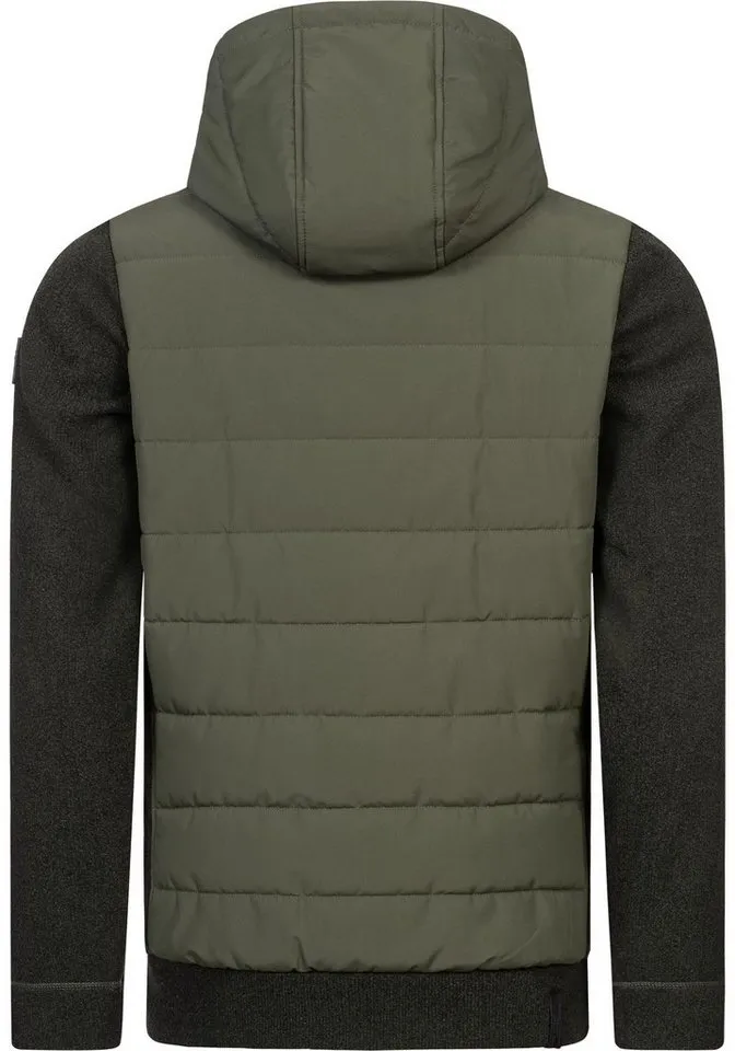 ragwear ragwear Steppjacke Doryan Mel Coole Herren Outdoorjacke mit weichen Ärmeln, Grün, – Produktbild 4 von 4