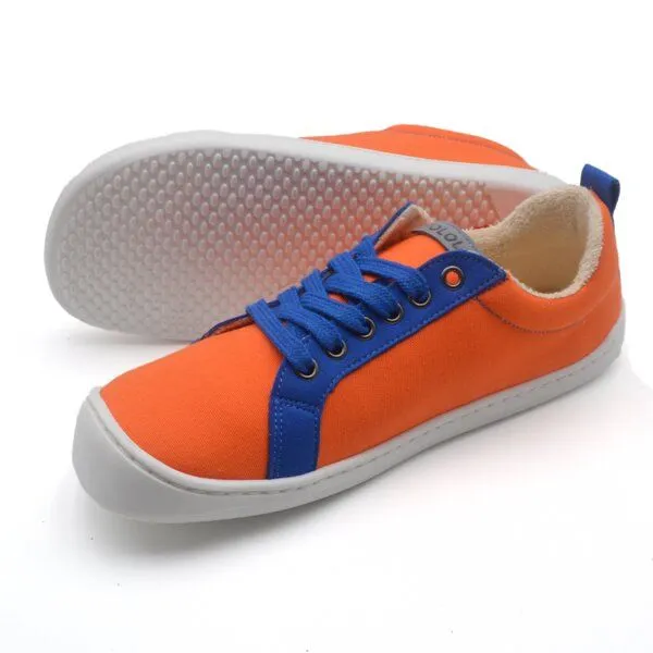 Pololo Pololo Plus Barfuß Sneaker Baumwolle, unisex, Orange, – Produktbild 4 von 4