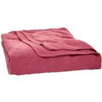 Reiff Strickwaren Babydecke Bio-Merinowolle Twist malve ca. 80x80 cm – Produktbild 1 von 1