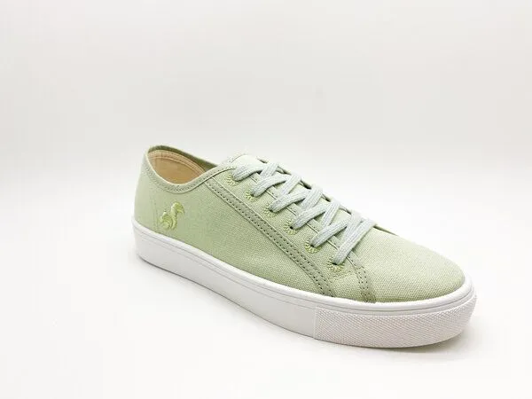 thies Veganer Sneaker "thies ® Natural Dye Plain" aus Biobaumwolle, Light green (hellgrün), – Produktbild 2 von 4