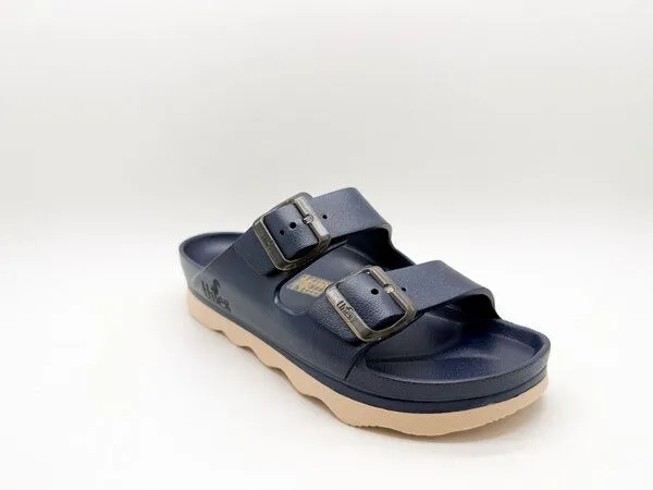 thies Vegane Ecofoam Double Sandale von thies ® aus recyceltem EVA, Midnight, – Produktbild 3 von 4