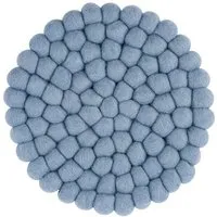myfelt myfelt Filzkugel Topfuntersetzer (⌀ 20 cm), Hellblau (mia), – Produktbild 1 von 1