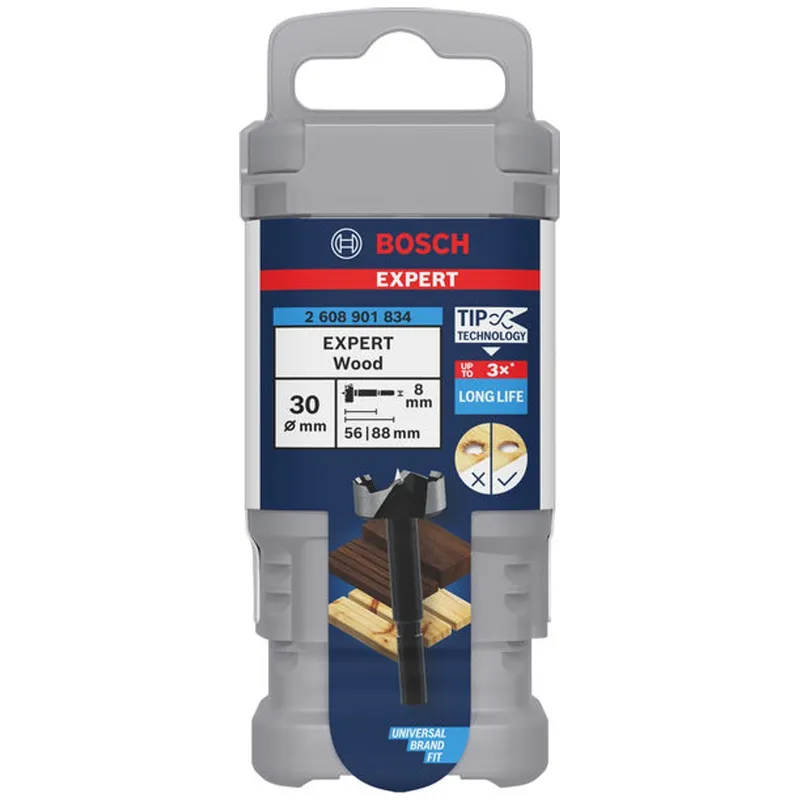 Bosch Professional Bosch Professional Bosch EXPERT Forstnerbohrer Wood, 30 mm, D8 mm – Produktbild 1 von 1