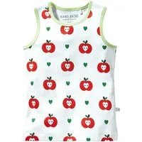 HANS NATUR Kinder Unterhemd Bio-Baumwolle Apfel Gr. 110/116, Mehrfarbig, – Produktbild 1 von 1