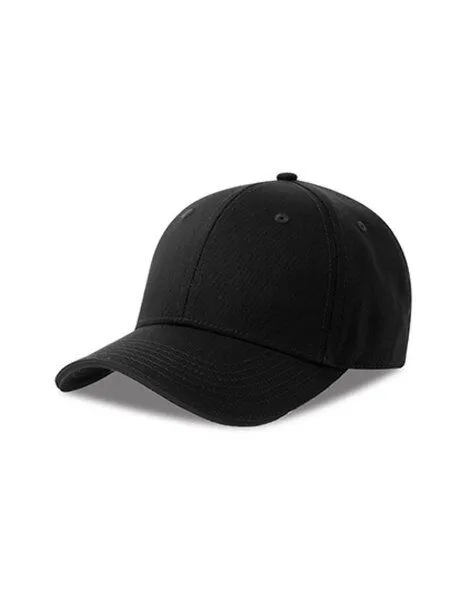 Atlantis Headwear Atlantis Headwear Damen / Herren Sport Cap Baumwolle Metallverschluss, Schwarz/schwarz, – Produktbild 1 von 3