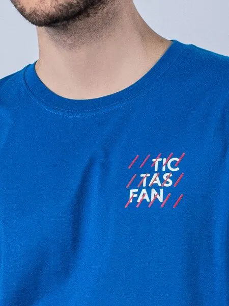 FANTASTIC REALITY STUDIOS Fantastic Reality Studios Slash T-Shirt – Bio-Baumwolle, Unisex, Blau, – Produktbild 3 von 3