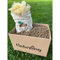 naturling naturling Schafwollpellets Natur 3,5kg mit 250g Schafwolle - organischer Langzeitdünger im Kombipaket – Produktbild 1 von 1