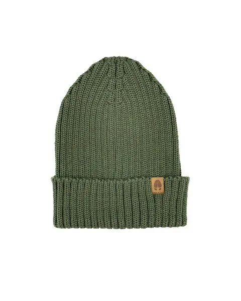 Kopyto Kopyto LUCHS – Gerippte Merino-Mütze aus 100 % RWS-Merinowolle, Olivgrün, – Produktbild 1 von 6