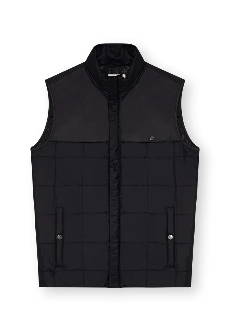 THOKKTHOKK ThokkThokk Herren vegan Weste Schwarz, Schwarz, – Produktbild 1 von 2