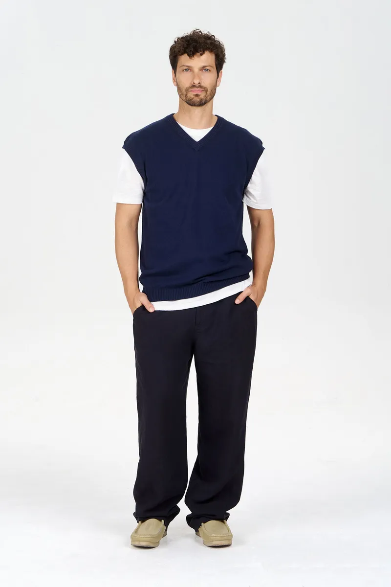 KOMODO Tencel Stoffhose Modell: Makulu, Navy, – Produktbild 1 von 2