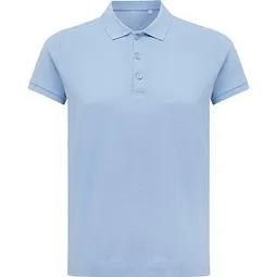 iqoniq Iqoniq Yosemite Damen Piqué-Poloshirt, sky blue, XS, Blau, – Produktbild 1 von 1