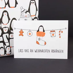 Bow & Hummingbird Bow & Hummingbird Postkarte "Lass uns abhängen" – Produktbild 1 von 1