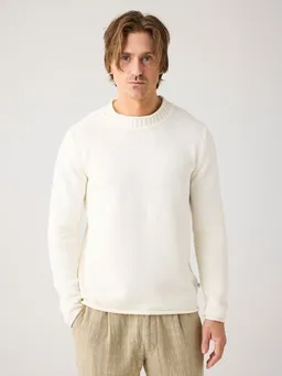 KnowledgeCotton Apparel KnowledgeCotton Apparel Leichter Pullover mit Rundhalsausschnitt aus Bio-Baumwolle – Produktbild 1 von 1