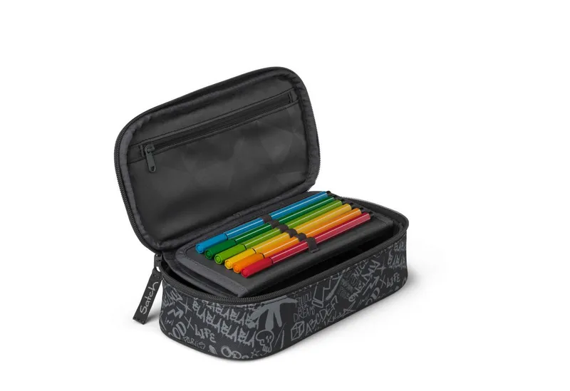 Satch Satch Federmäppchen Mäppchen, (1 Stück), Pencilcase, Etui, Mäppchen, Schwarz, – Produktbild 3 von 3